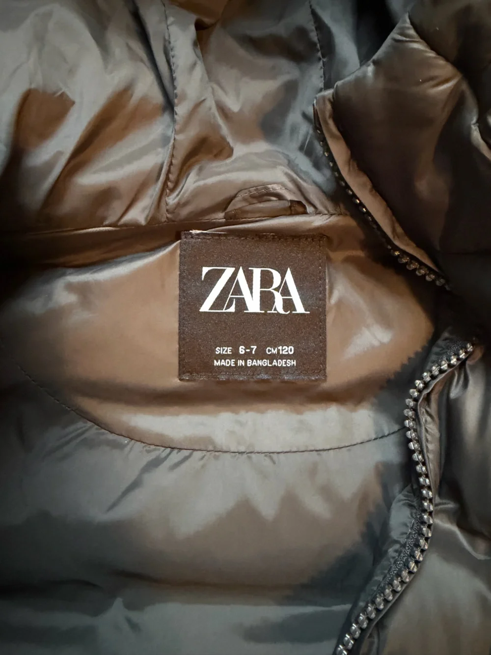 Zara Kids Hooded Puffer Vest